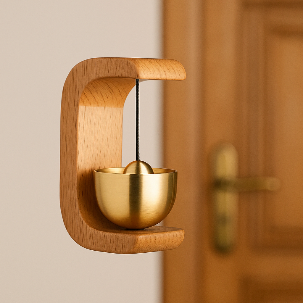 Wooden Welcome Bell - Let Calm Ring Through Your Room
